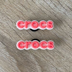 NEW Crocs Logo Jibbitz Charms Set